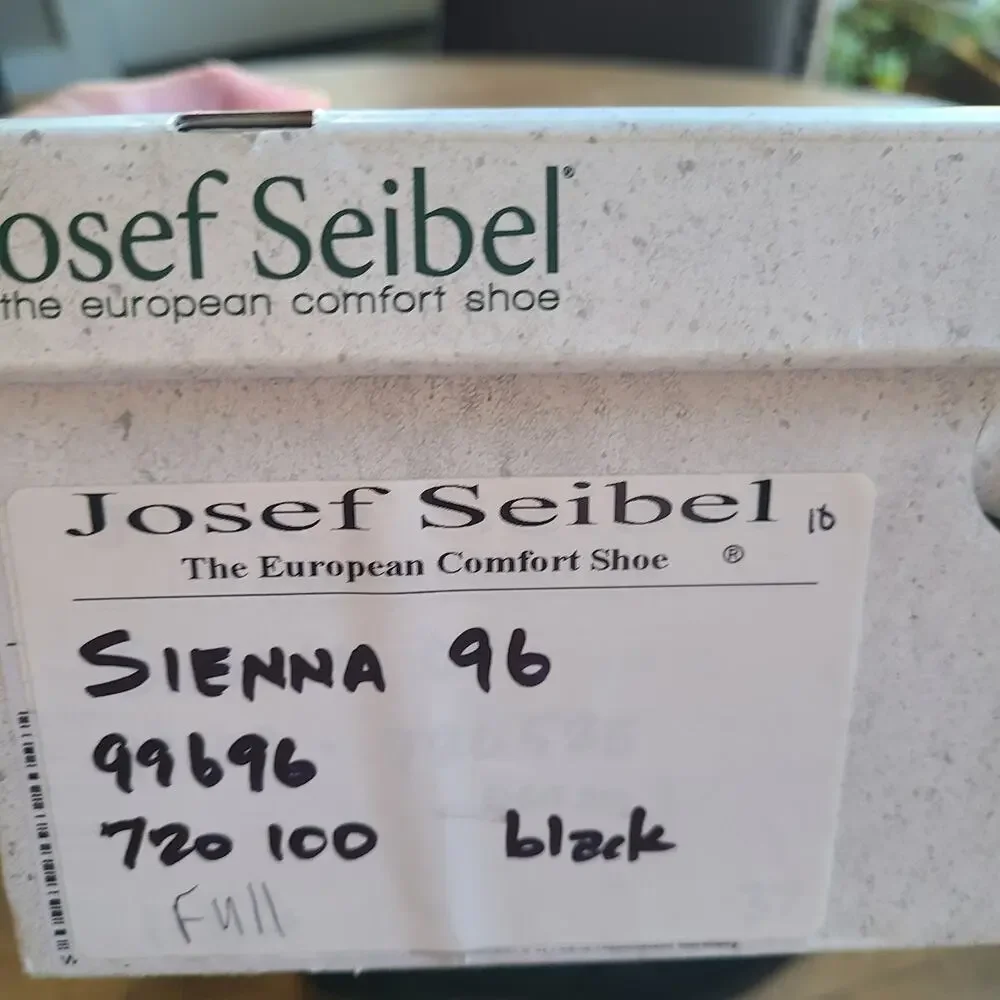 Josef Seibel Shoes Women's Sienna 96 Leather Loafers Black EU 37 Comfort 6-6.5‎